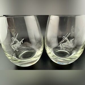 2 Remy Martin limited edition lowball glasses. 10oz France